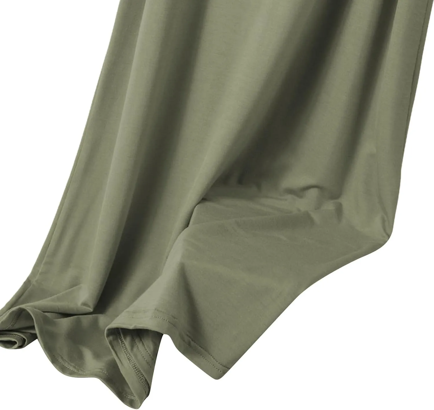 Long Slip Dress for Women Adjustable Spaghetti Straps Cami Slip Dress Soft Crew Neck Nightgown Pajamas Under Dresses