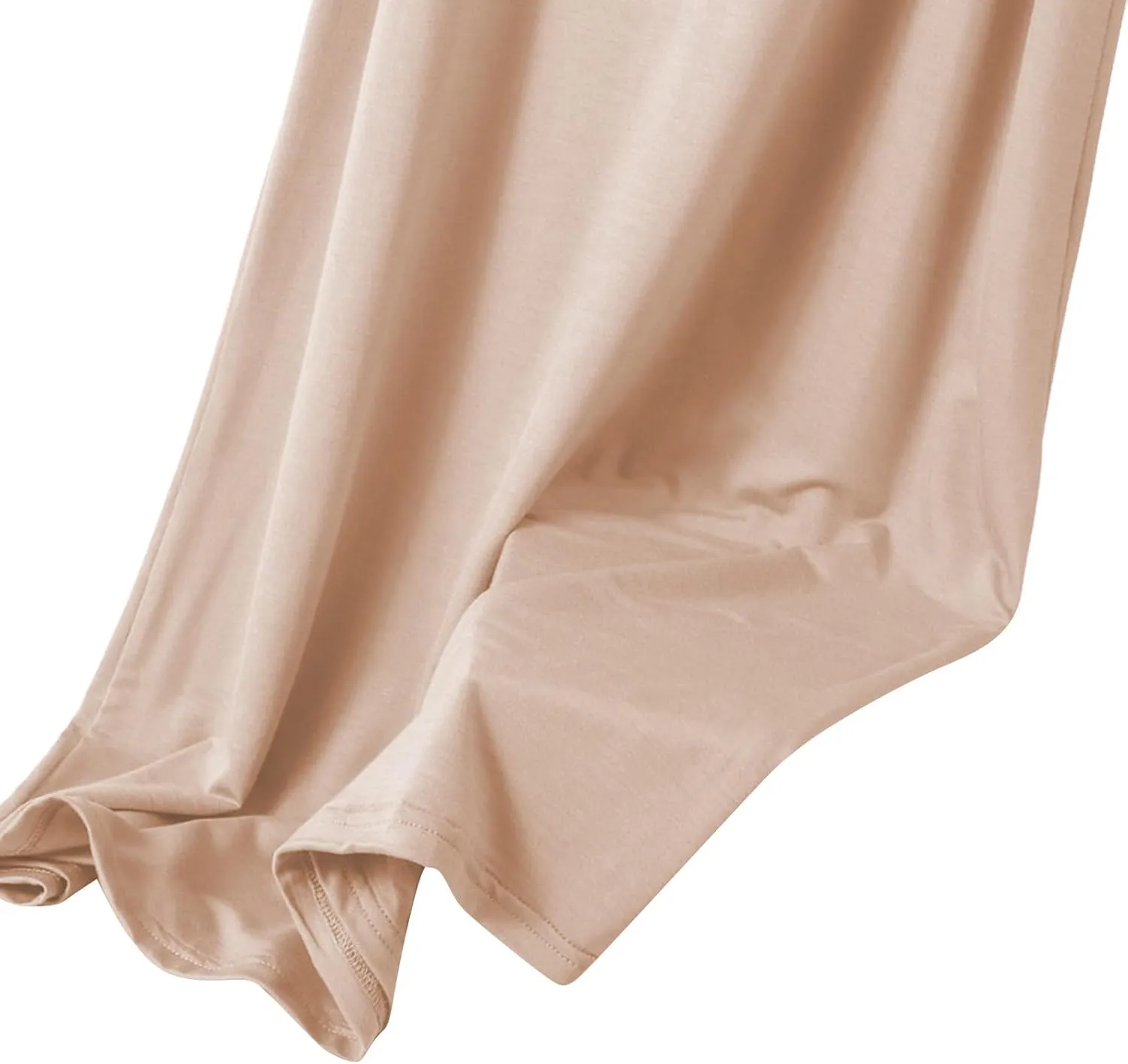 Long Slip Dress for Women Adjustable Spaghetti Straps Cami Slip Dress Soft Crew Neck Nightgown Pajamas Under Dresses