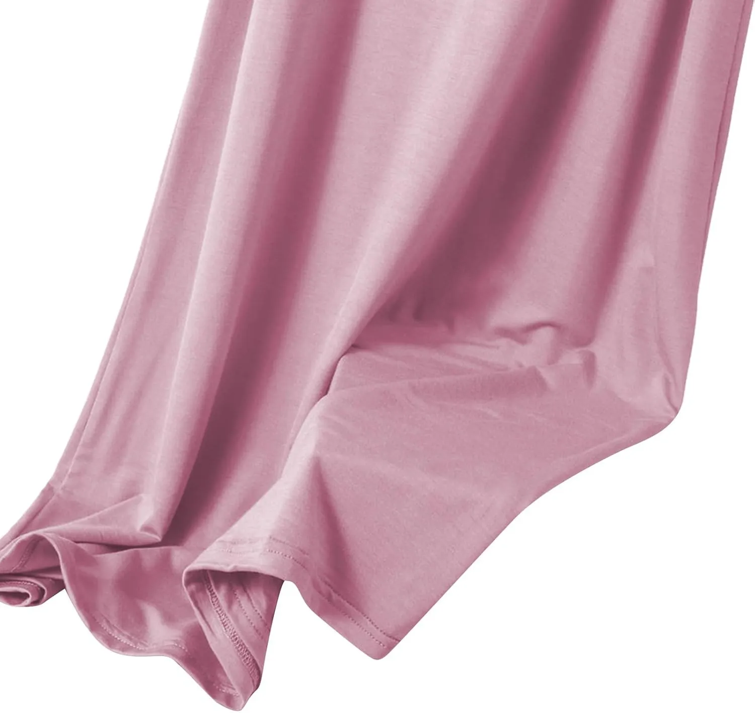 Long Slip Dress for Women Adjustable Spaghetti Straps Cami Slip Dress Soft Crew Neck Nightgown Pajamas Under Dresses