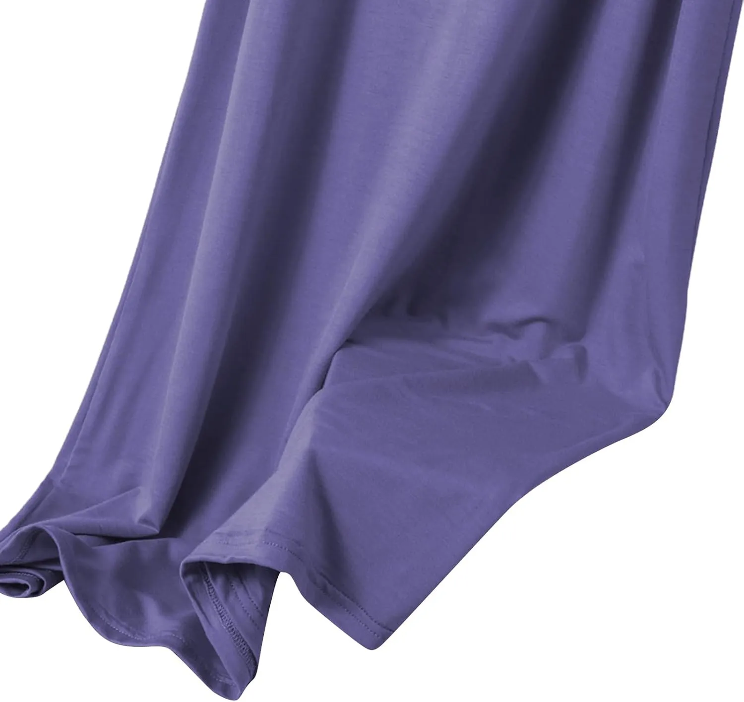 Long Slip Dress for Women Adjustable Spaghetti Straps Cami Slip Dress Soft Crew Neck Nightgown Pajamas Under Dresses