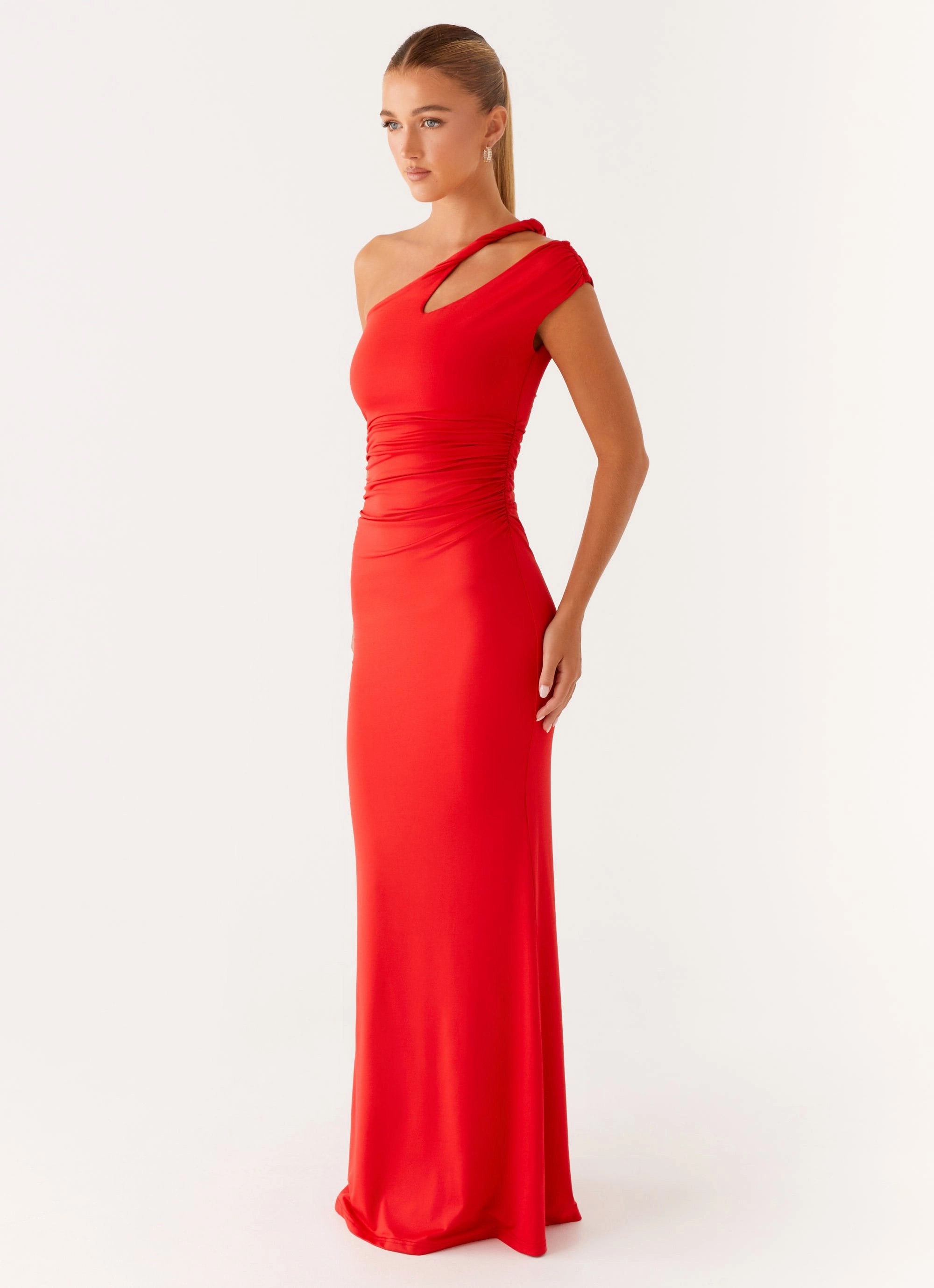 Lopez Maxi Dress - Tangerine