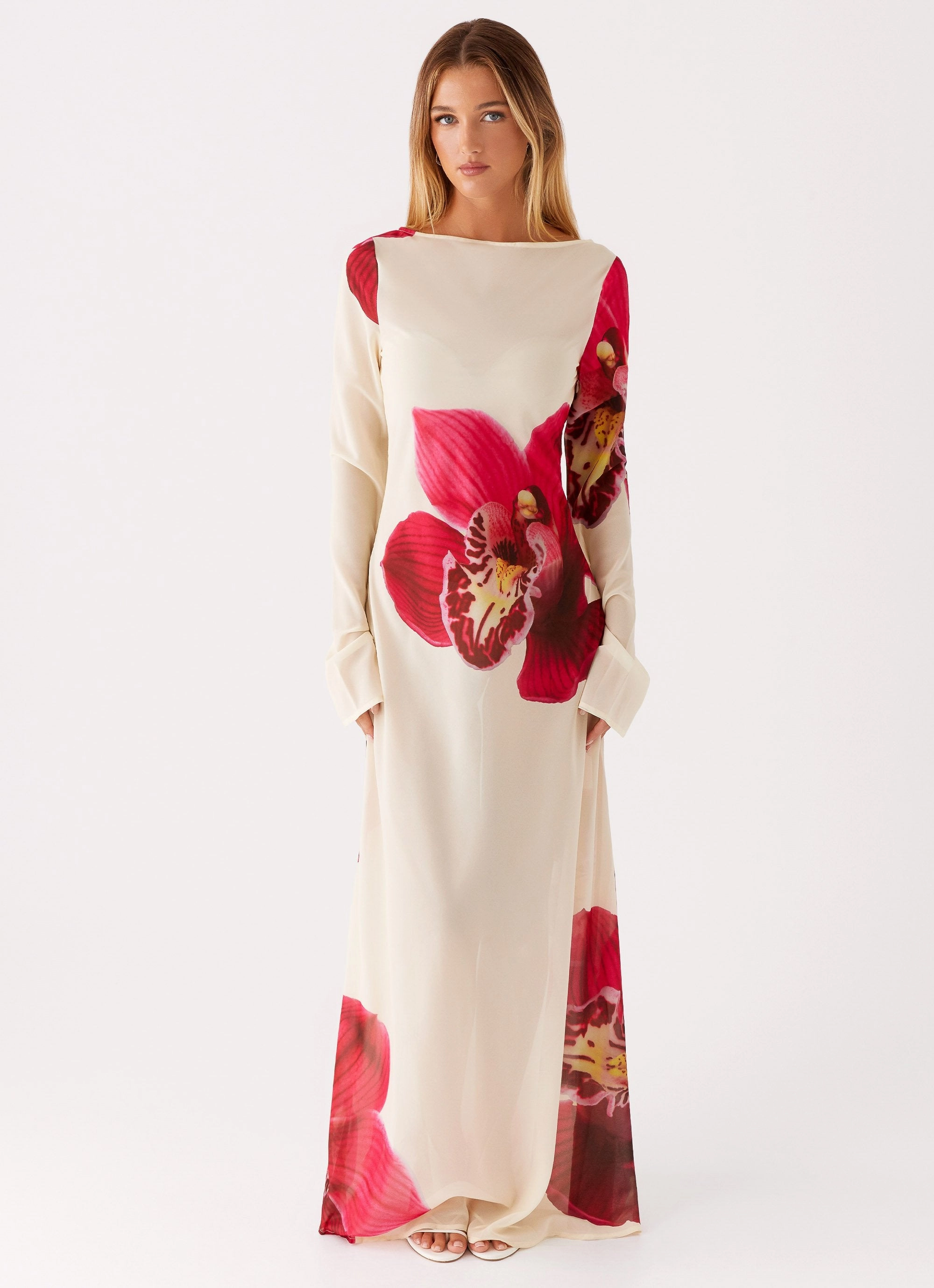 Lorde Maxi Dress - Orchid Yellow