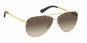 Louis Vuitton The Party Studs Detail Sunglasses Brown