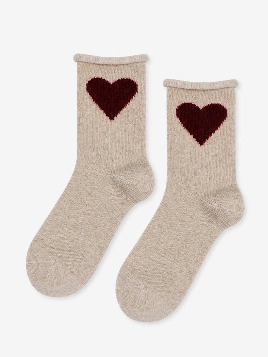 LOVE CASHMERE CREW SOCK