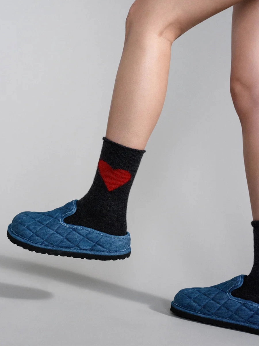 LOVE CASHMERE CREW SOCK