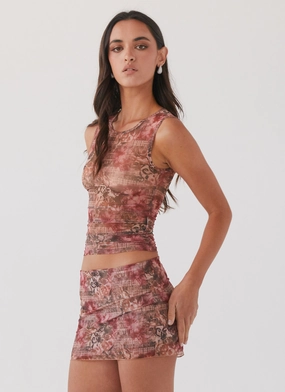Love Child Mesh Tank Top - Palais Floral Love Child Mesh Tank Top - Palais Floral