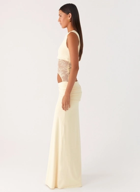 Love Motion Maxi Dress - Lemon Love Motion Maxi Dress - Lemon