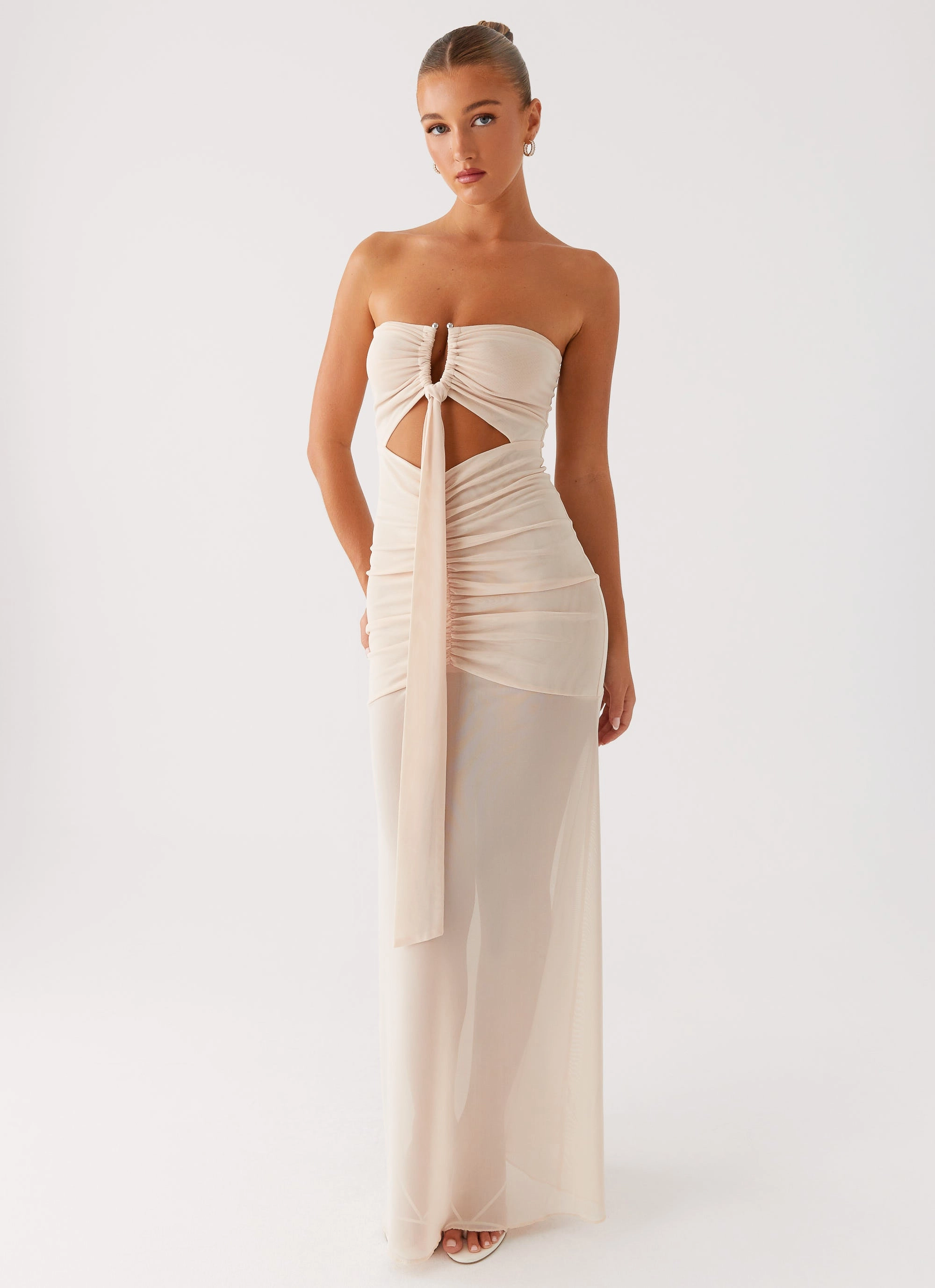 Lovie Maxi Dress - Beige