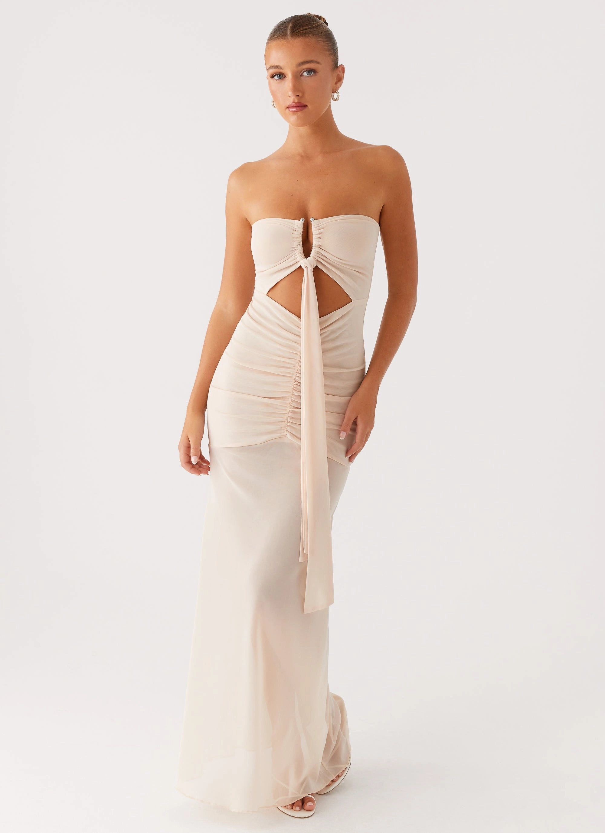 Lovie Maxi Dress - Beige