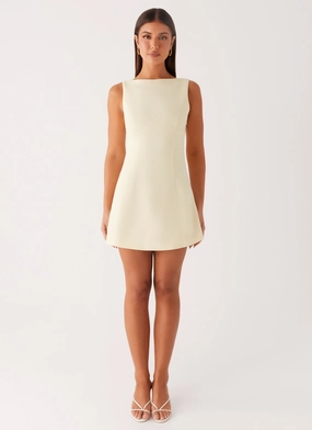 Lulita Mini Dress - Buttercream Yellow Lulita Mini Dress - Buttercream Yellow