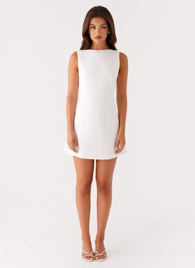 Lulita Mini Dress - White Lulita Mini Dress - White
