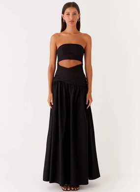 Lumen Maxi Dress - Black Lumen Maxi Dress - Black