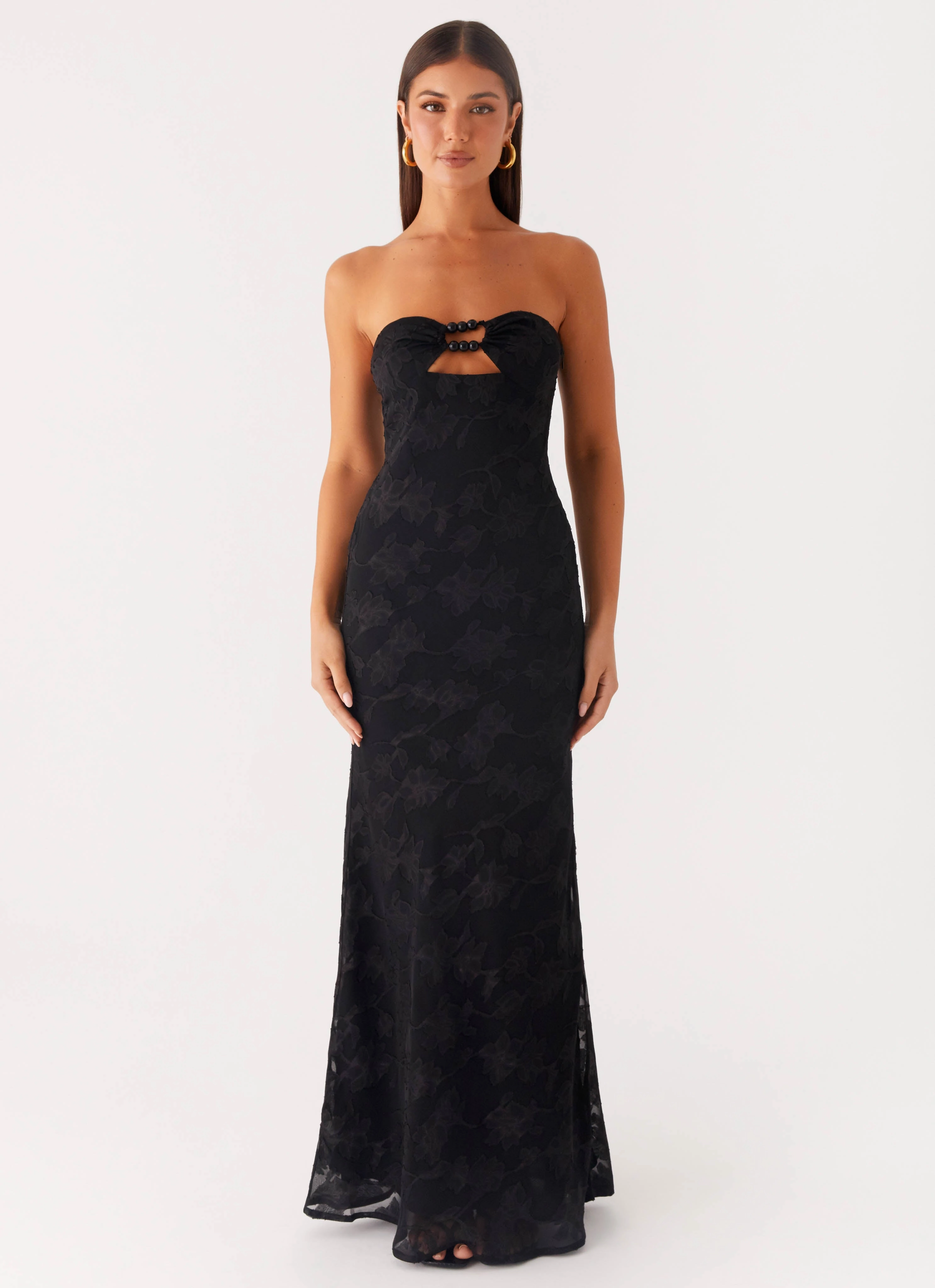 Lunar Maxi Dress - Black