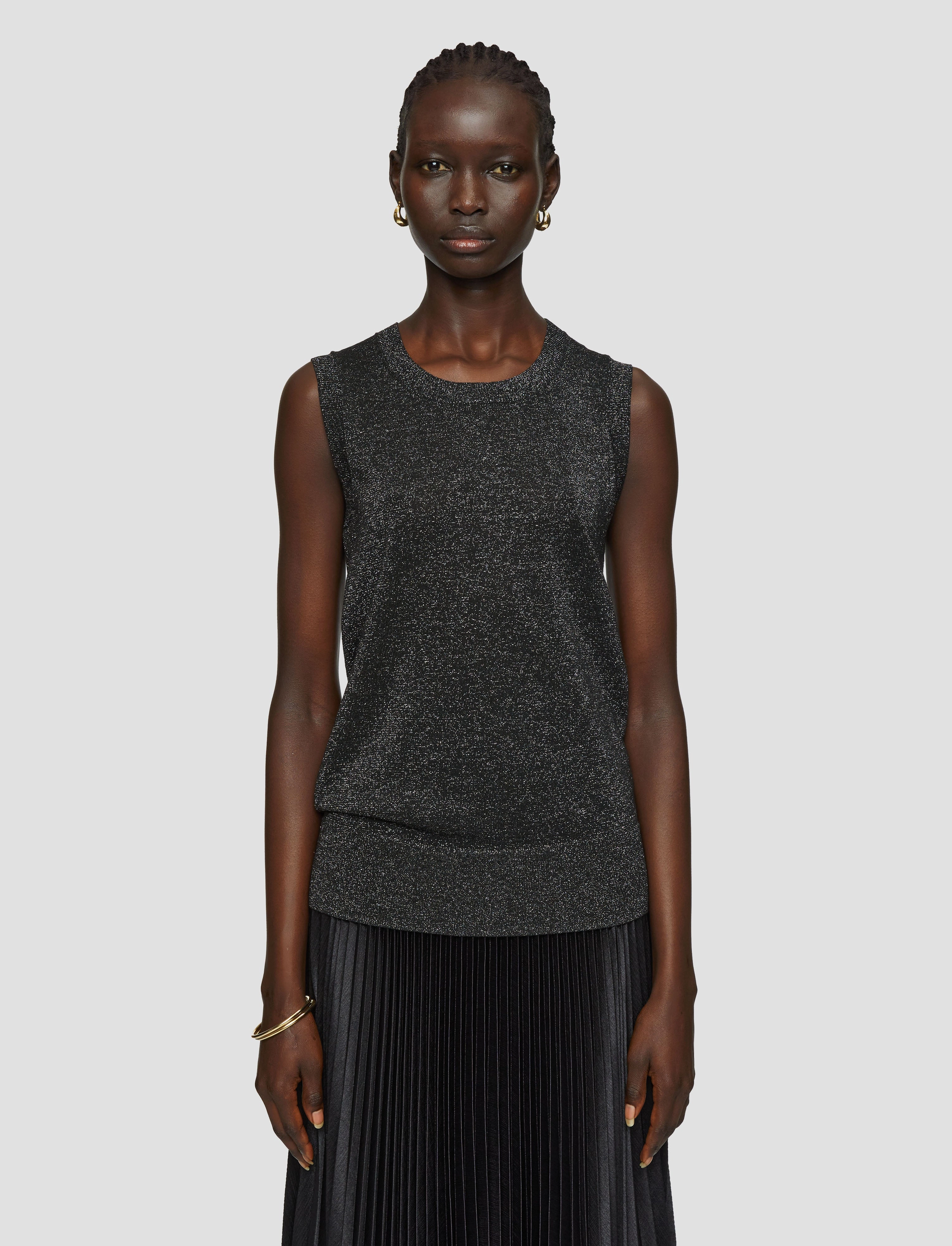 Lurex Knit Tank Top