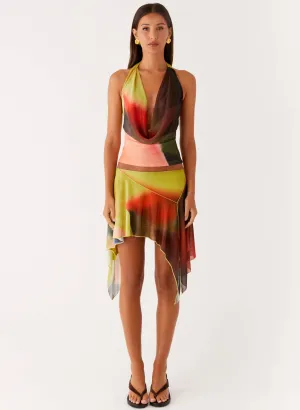 Lustra Mini Skirt - Moody Floral Lustra Mini Skirt - Moody Floral