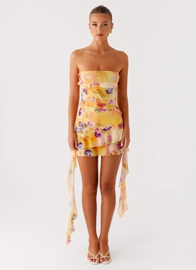 Macey Mini Dress - Sunburst Floral Macey Mini Dress - Sunburst Floral