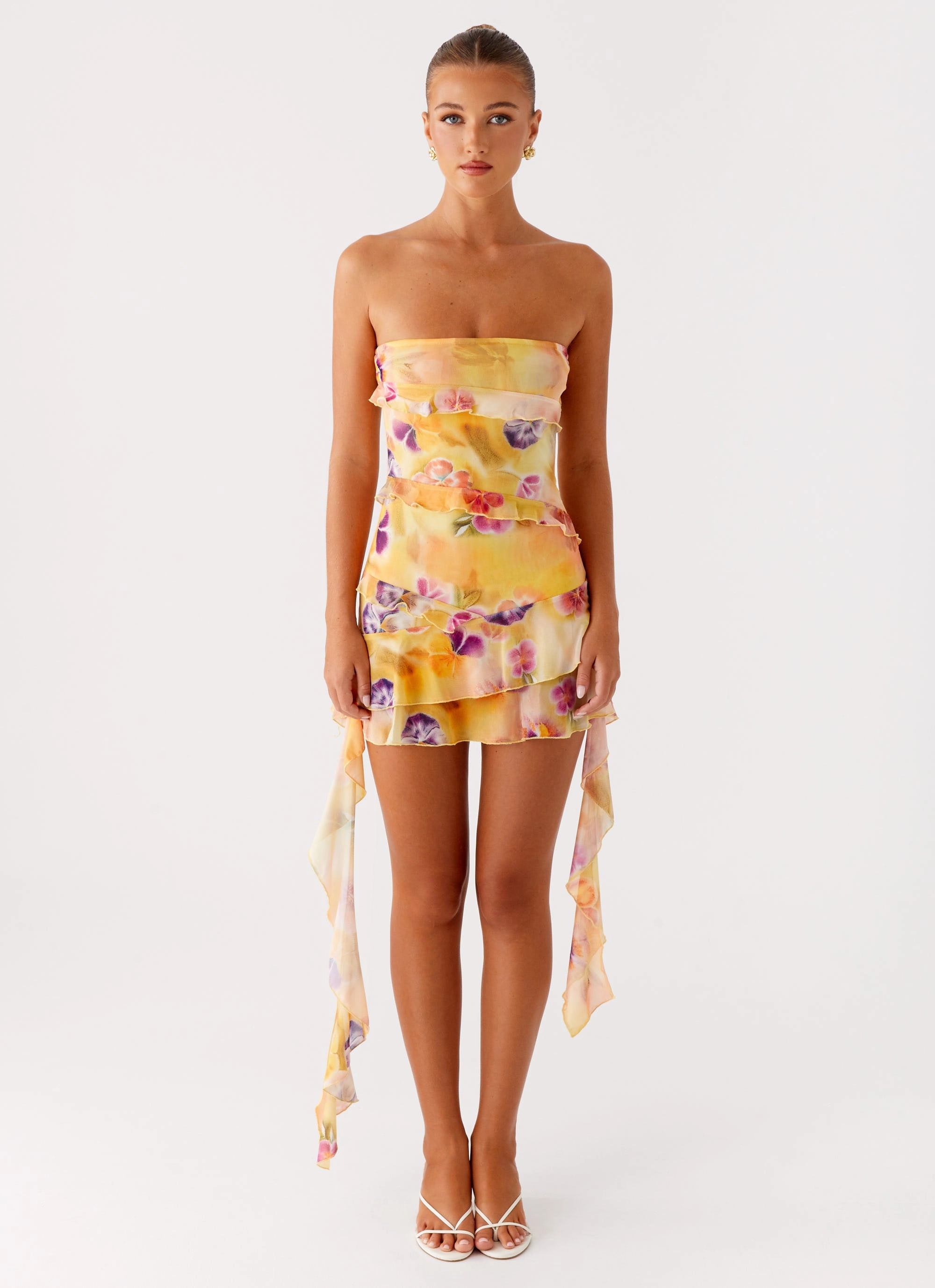 Macey Mini Dress - Sunburst Floral