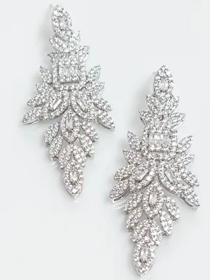 Maddie - Rhinestone Statement Earrings