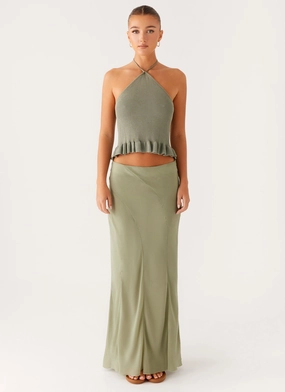 Maddox Maxi Skirt - Sage Maddox Maxi Skirt - Sage