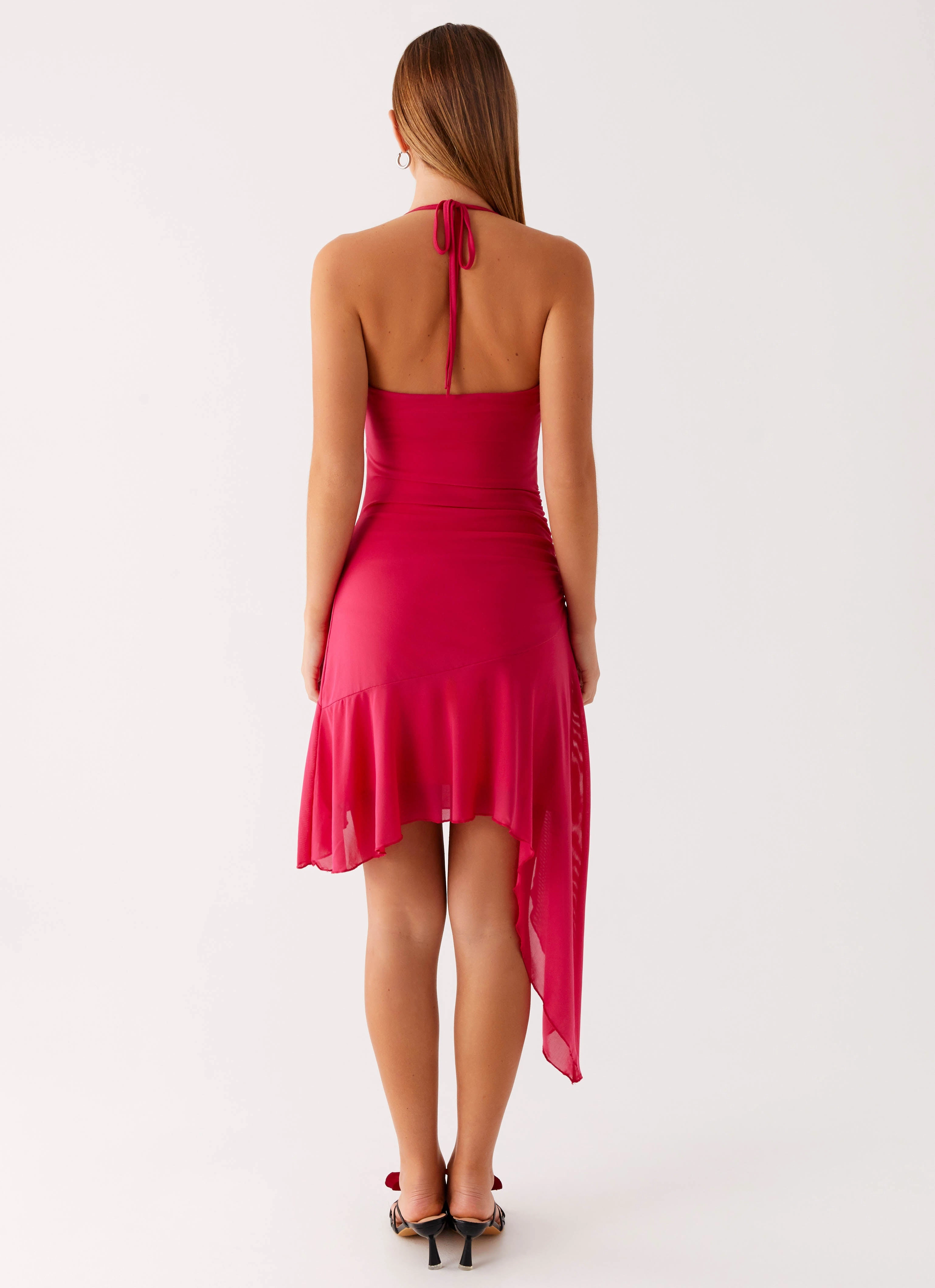 Mai Tai Mini Dress - Hot Pink