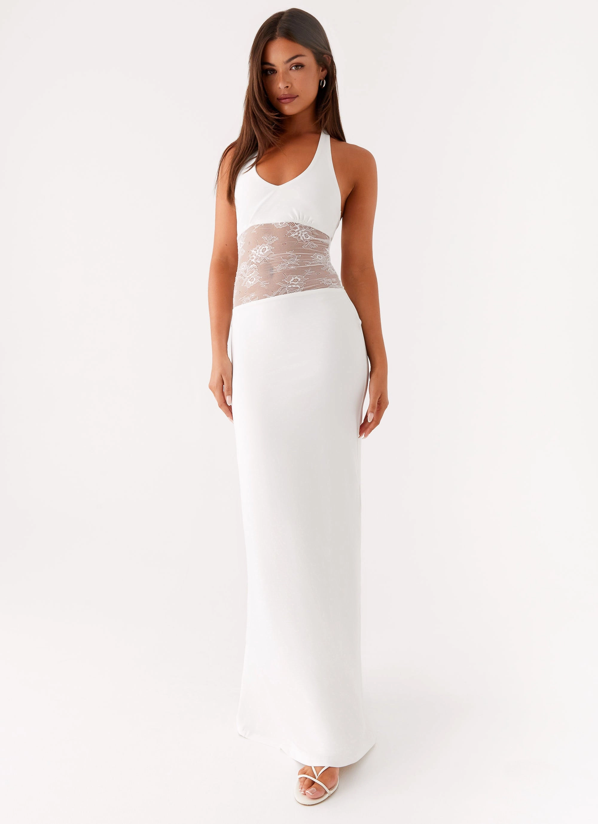 Main Focus Maxi Dress - White
