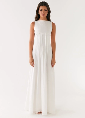Maloney Maxi Dress - White Maloney Maxi Dress - White