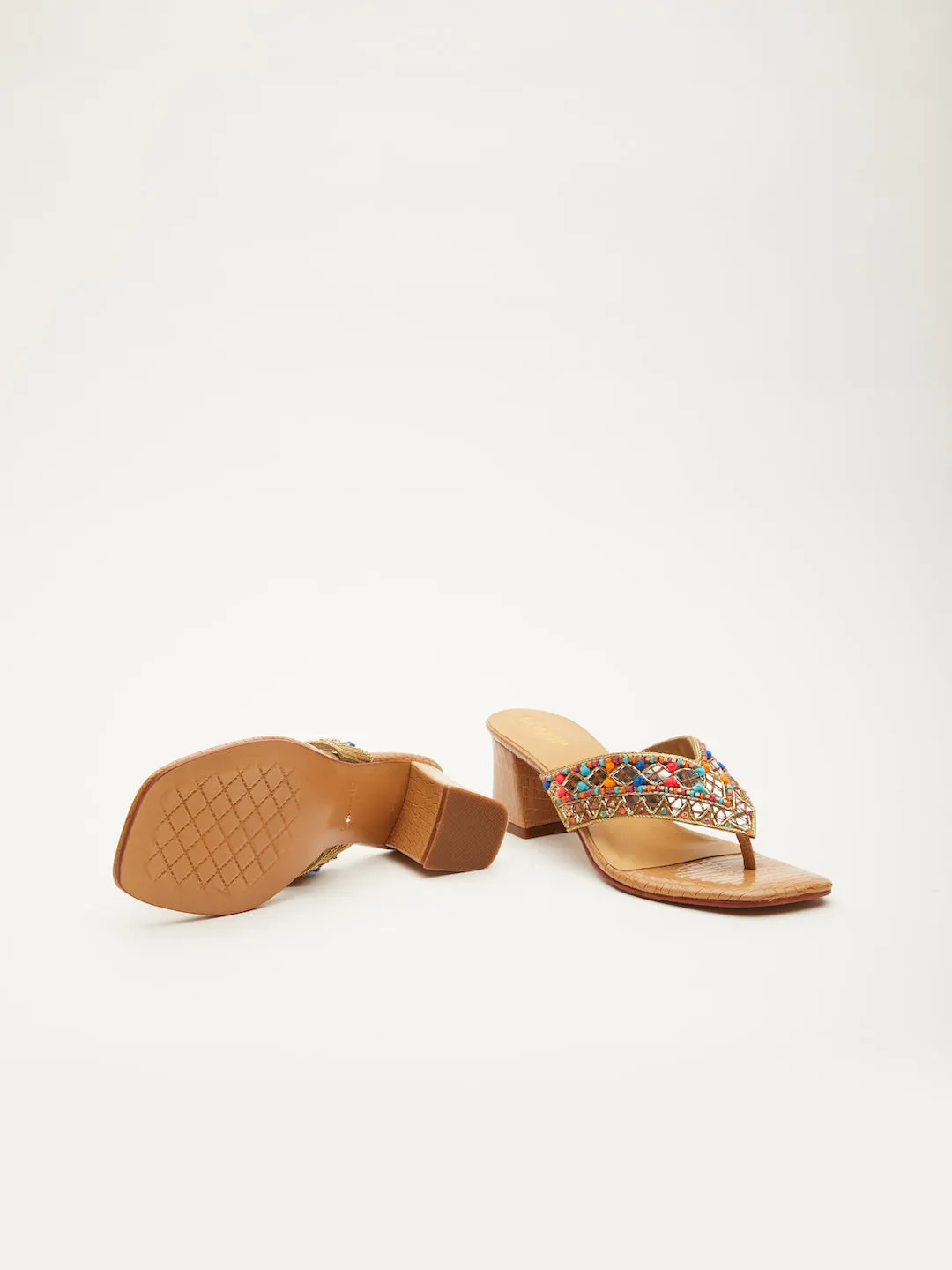 MAMA AFRICA BLOCK HEELS