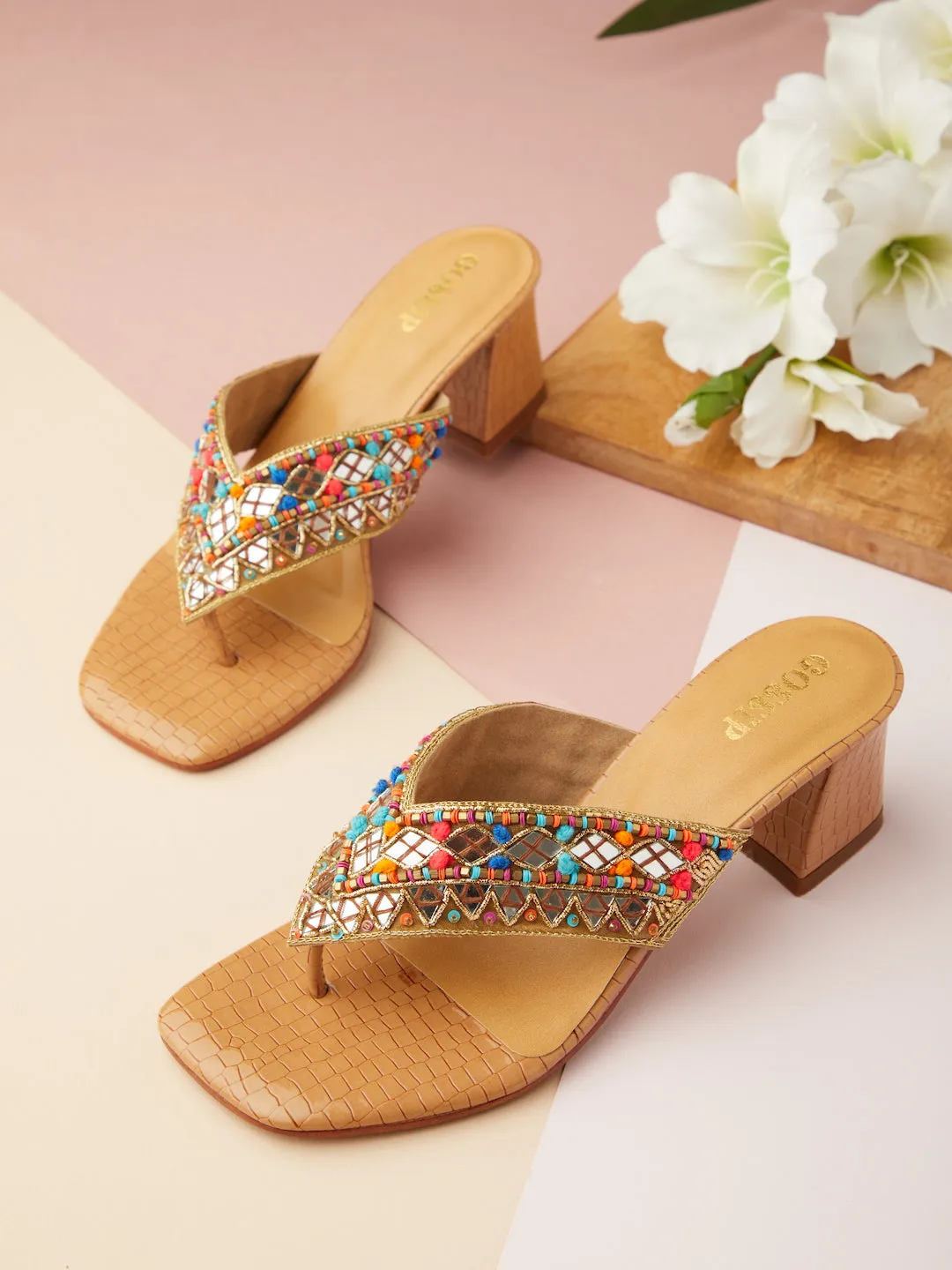 MAMA AFRICA BLOCK HEELS