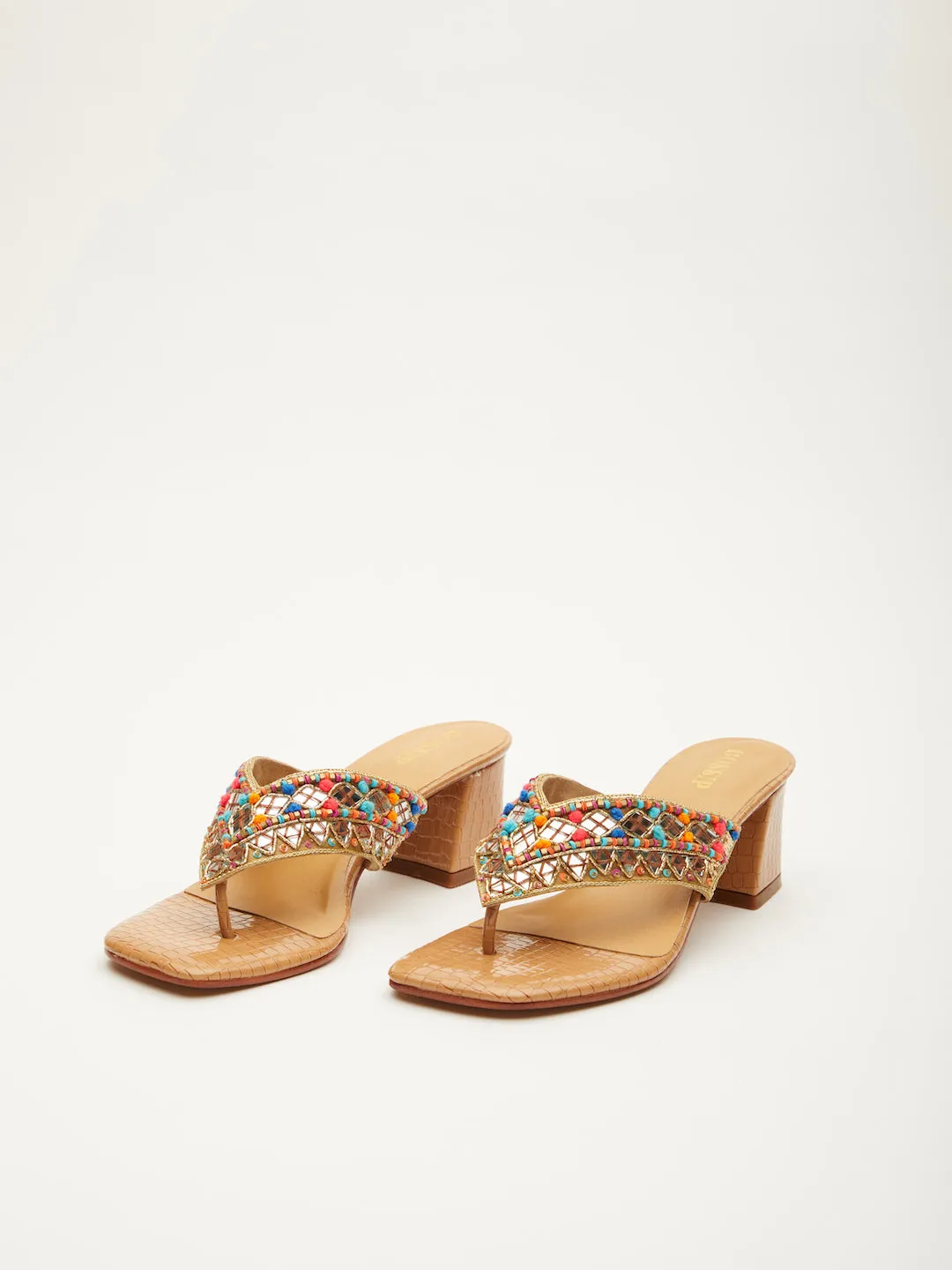 MAMA AFRICA BLOCK HEELS