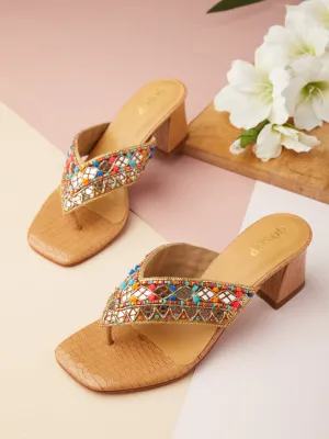 MAMA AFRICA BLOCK HEELS