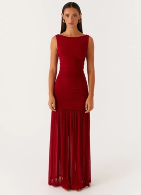 Manon Maxi Dress - Red Manon Maxi Dress - Red