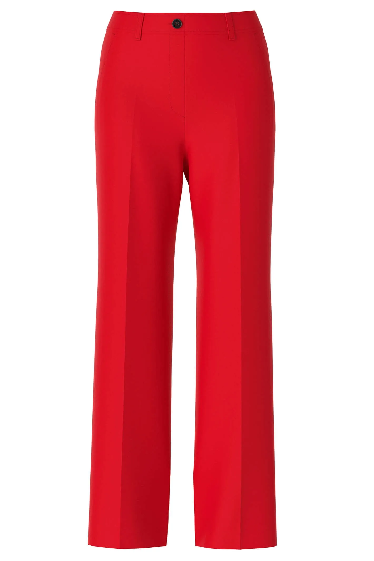Marc Cain VC 81.52 W10 Red Wide Leg Trousers