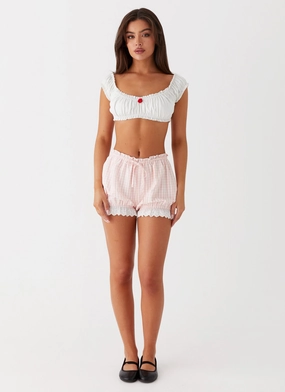 Marcella Crop Top - White Marcella Crop Top - White