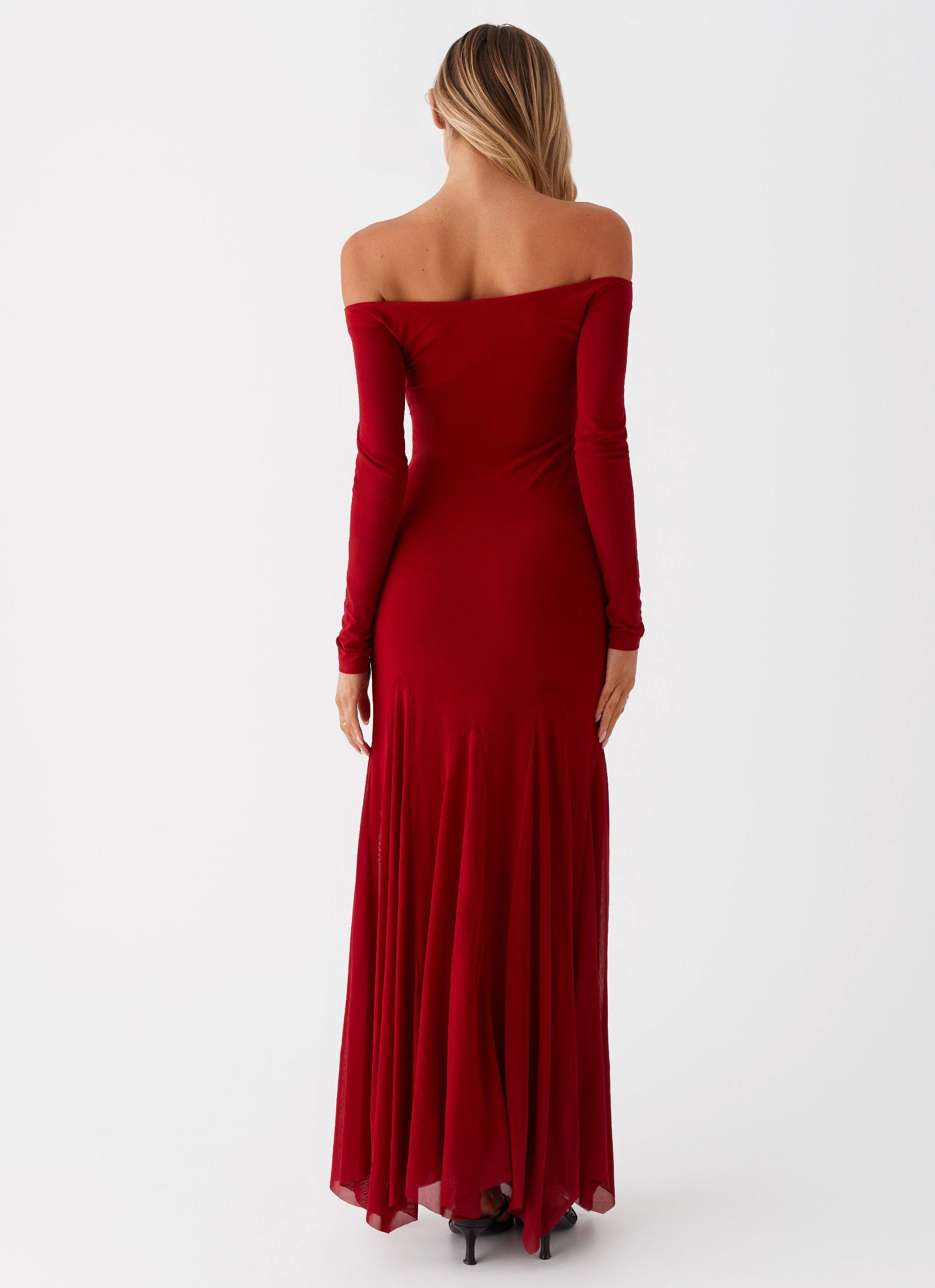 Maribel Maxi Dress - Red