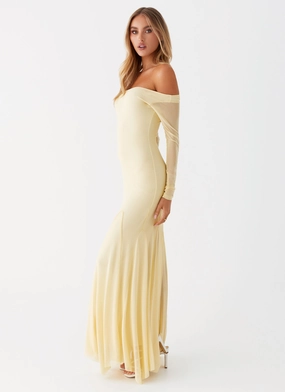 Maribel Maxi Dress - Yellow Maribel Maxi Dress - Yellow