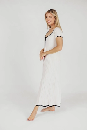 Marilyn Knit Maxi Dress in Off-White Marilyn Knit Maxi Dress in Off-White
