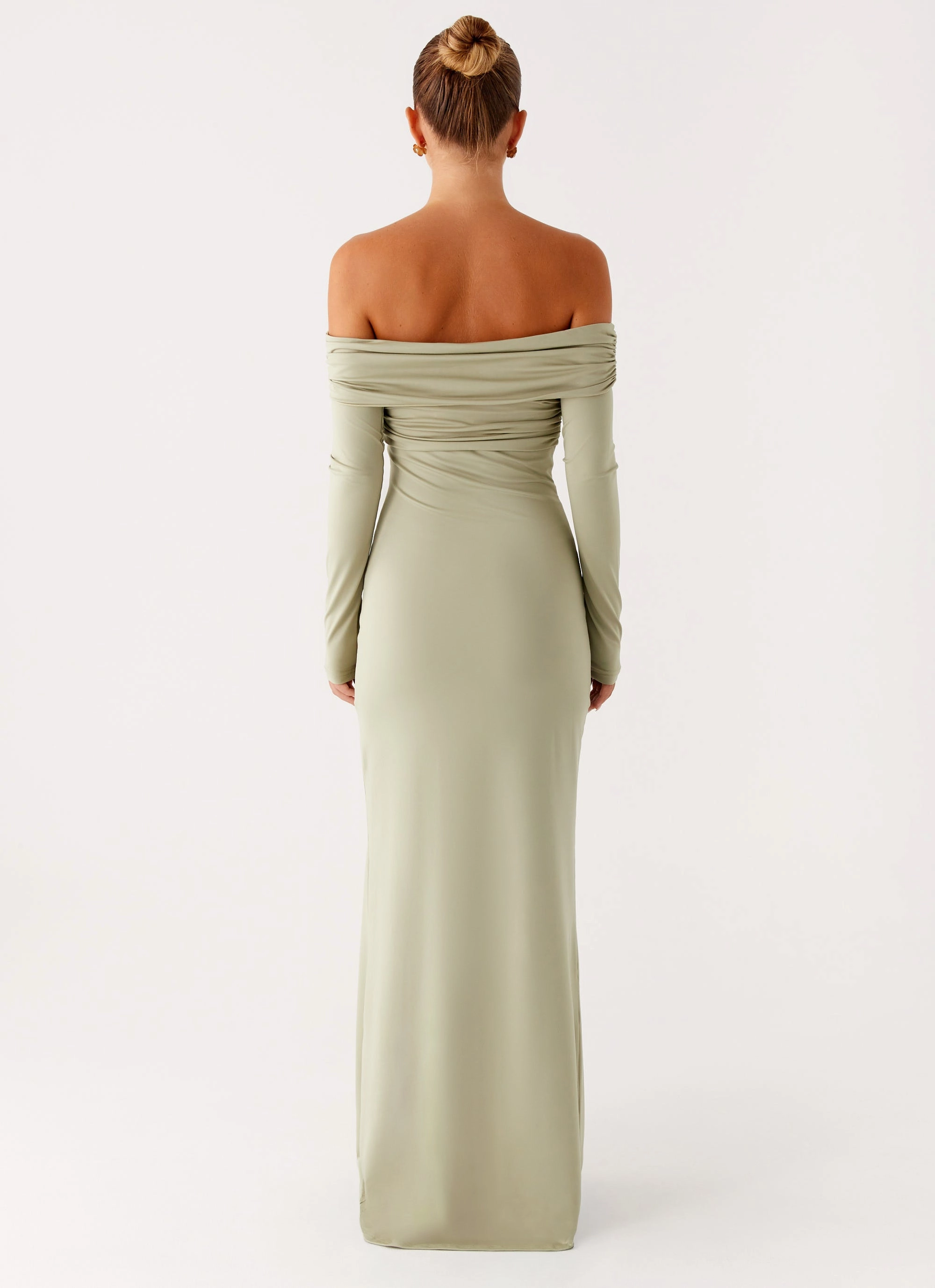 Marla Long Sleeve Maxi Dress - Sage