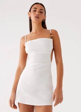Marlon Mini Dress - White Marlon Mini Dress - White
