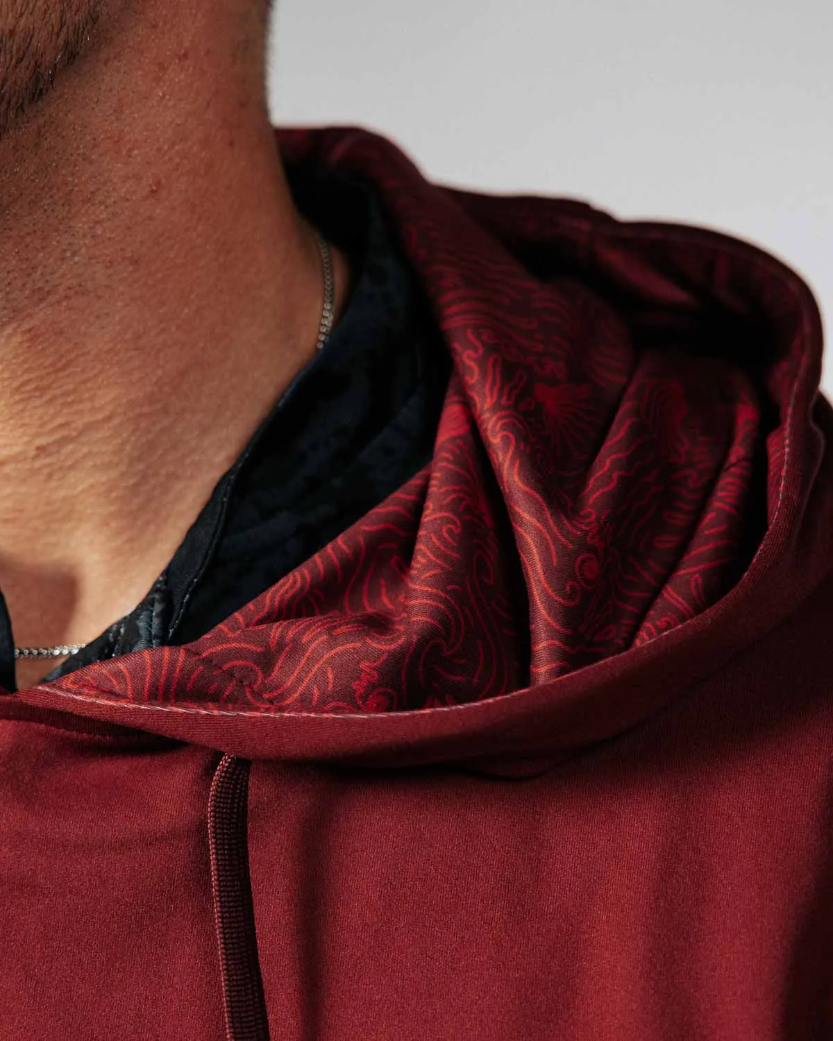 Maroon Ocean Spray Golf Hoodie