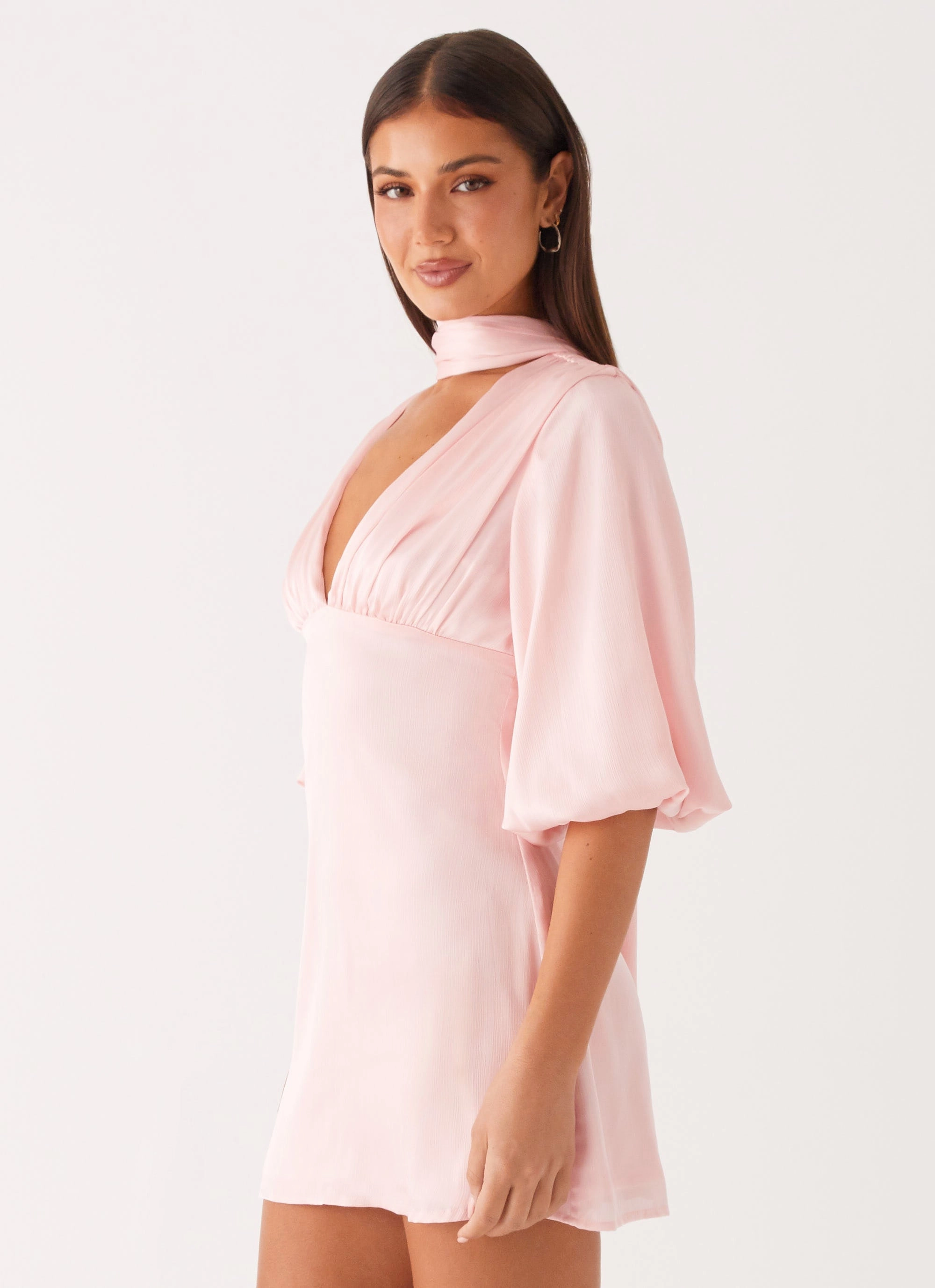 Mary Mini Dress - Pink