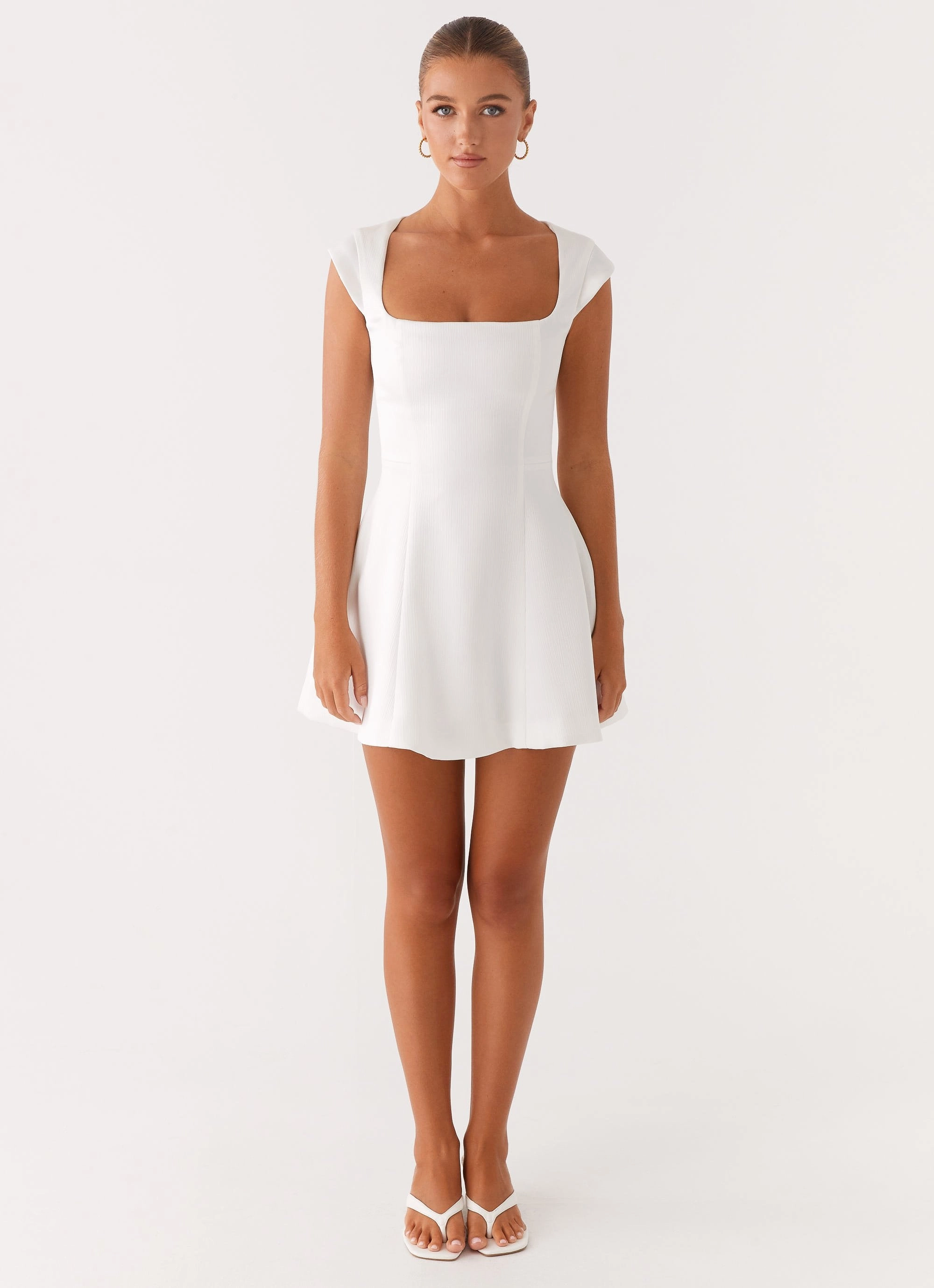 Maryjane Mini Dress - White