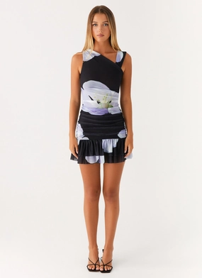 Maverick Mini Dress - Flower Print Maverick Mini Dress - Flower Print