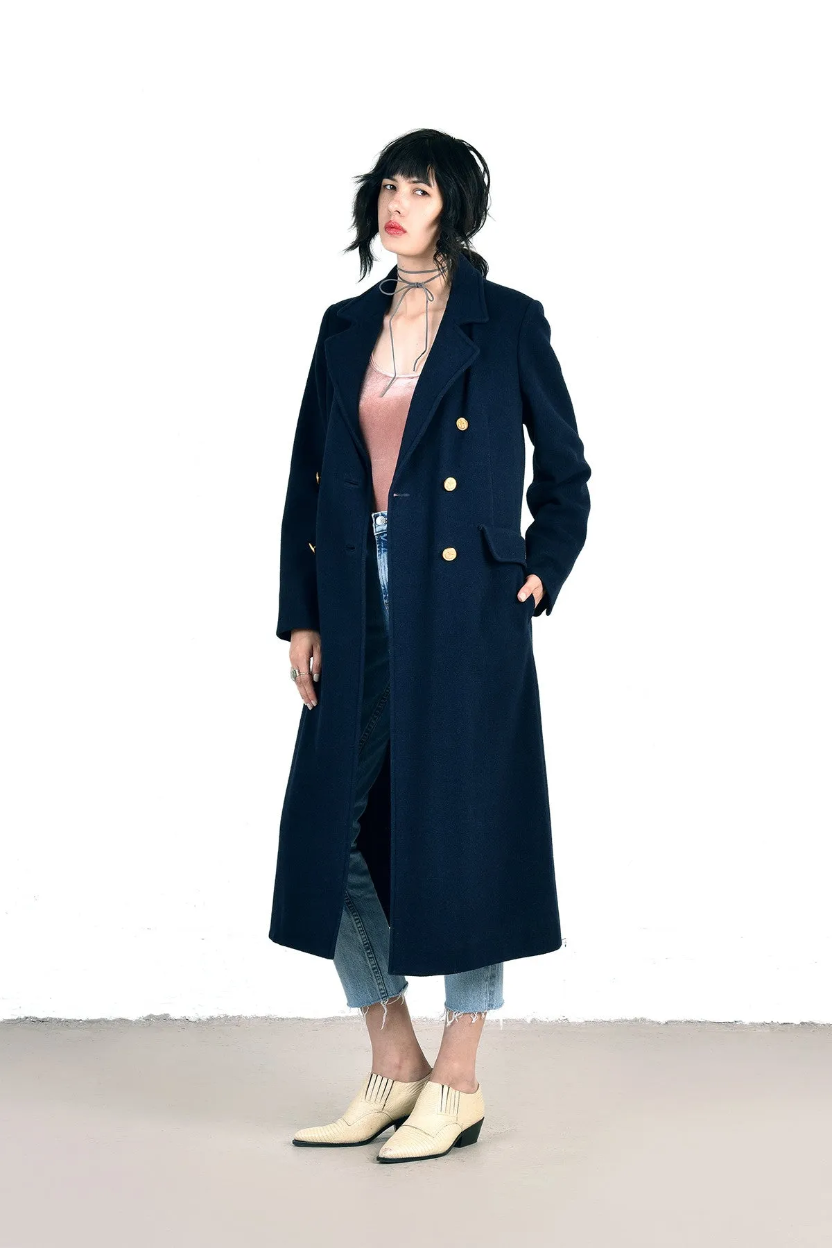 Mayfair Cashmere Military Maxi Coat