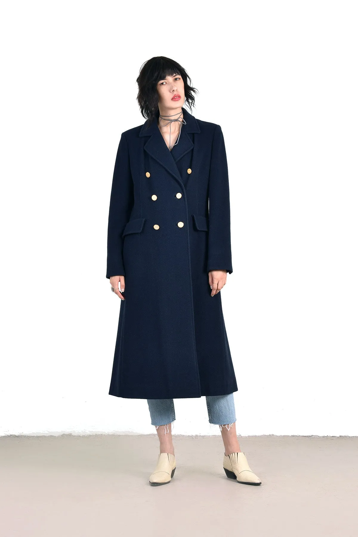 Mayfair Cashmere Military Maxi Coat