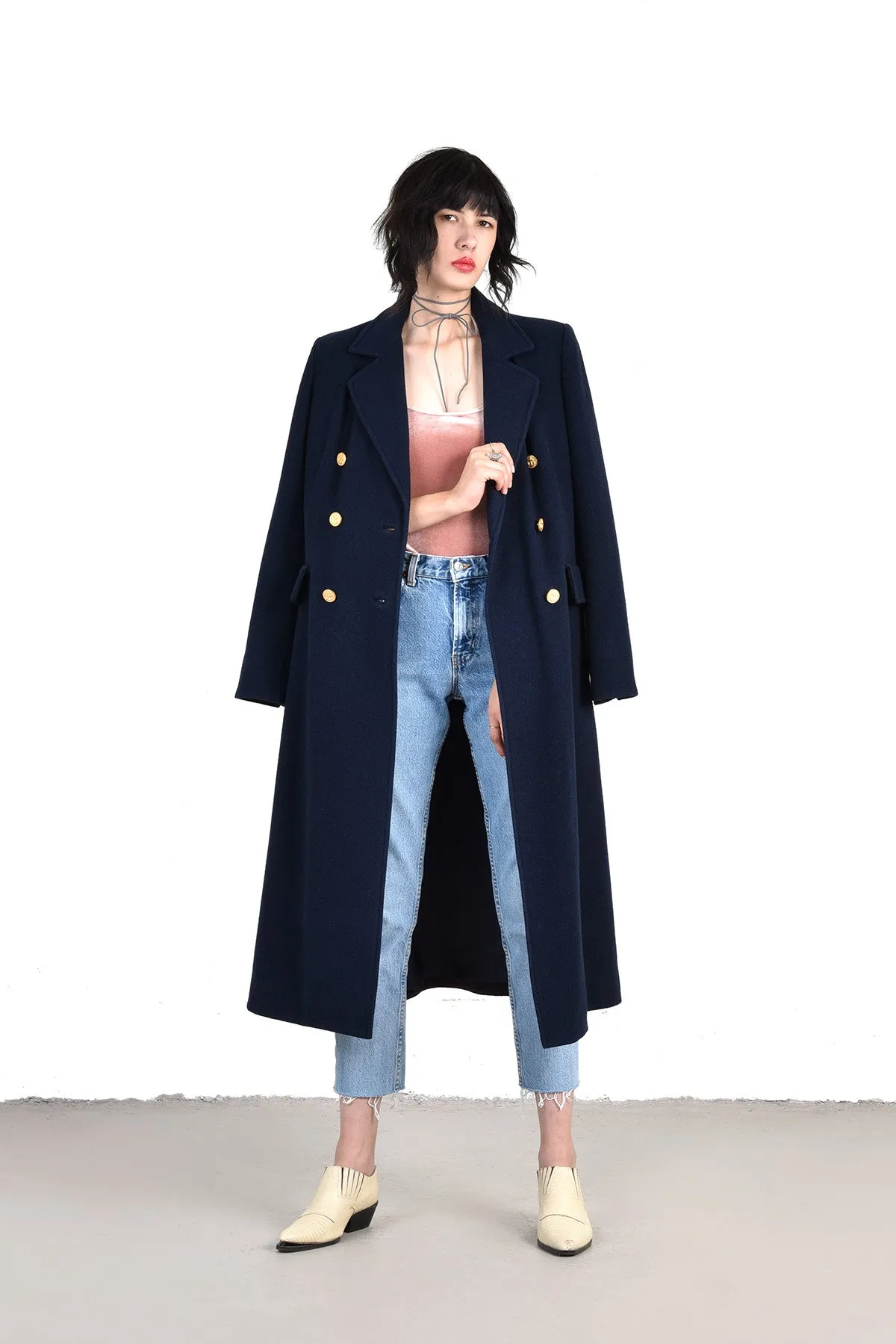 Mayfair Cashmere Military Maxi Coat