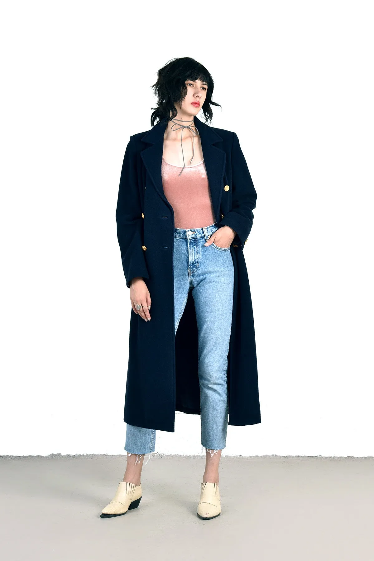 Mayfair Cashmere Military Maxi Coat