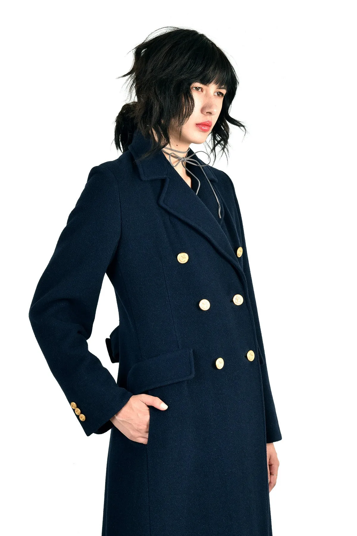 Mayfair Cashmere Military Maxi Coat