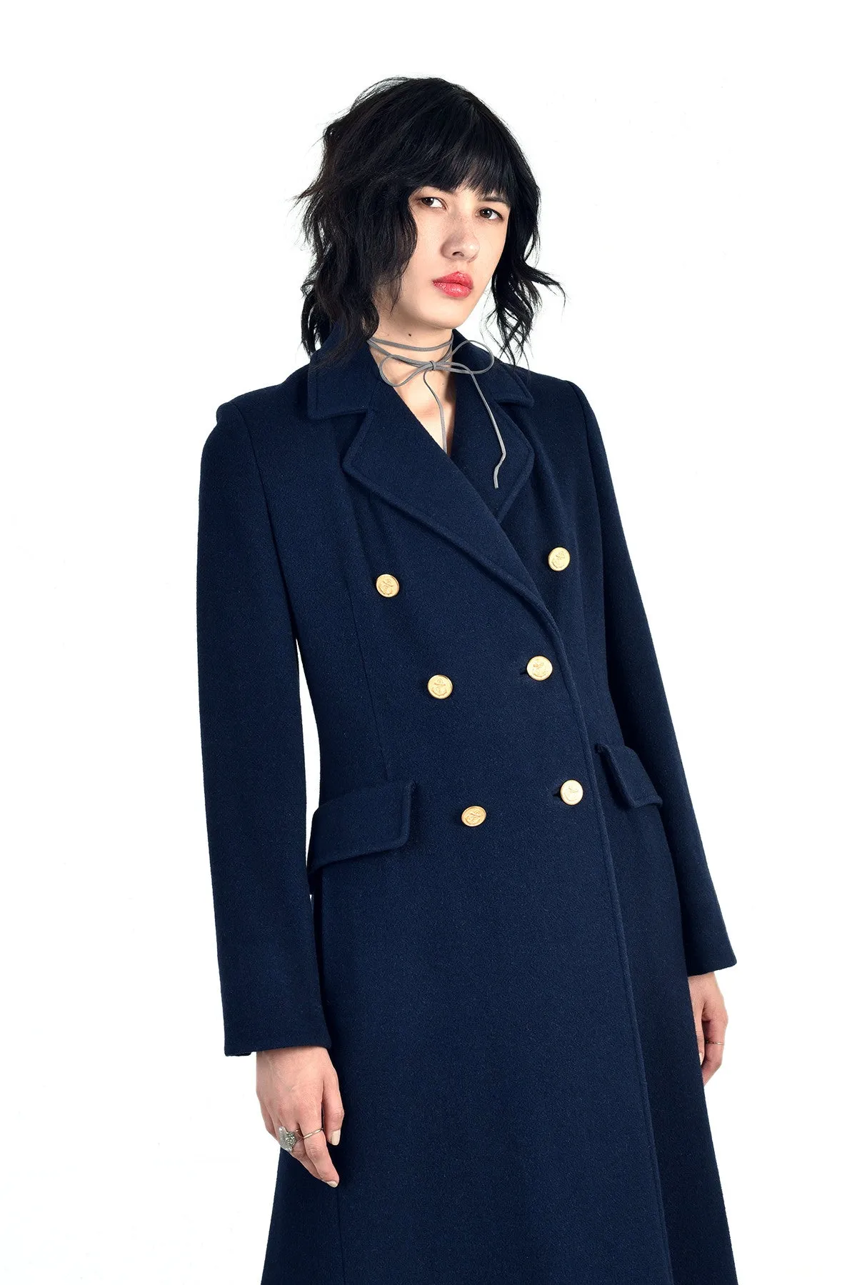 Mayfair Cashmere Military Maxi Coat