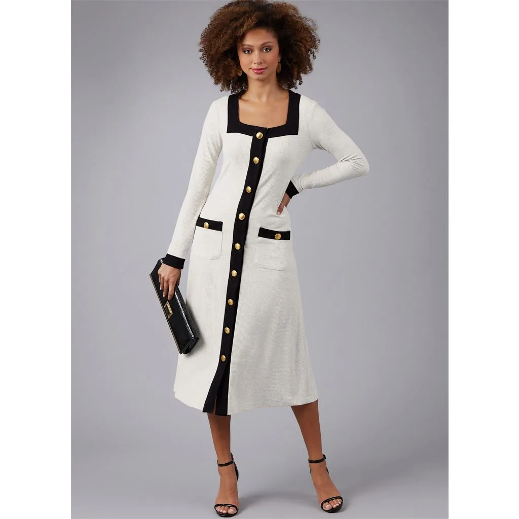 McCall's Pattern M8434 Misses' Knit Dresses