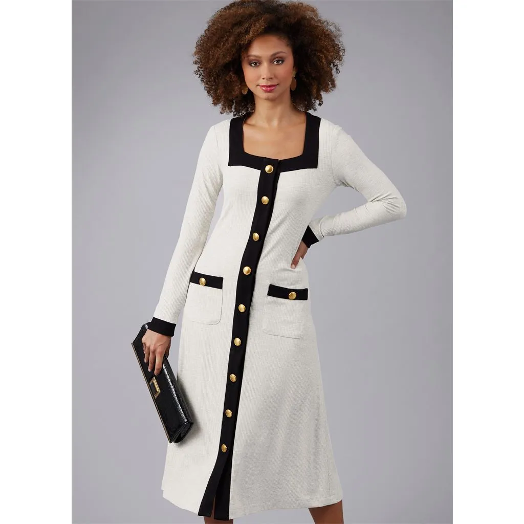 McCall's Pattern M8434 Misses' Knit Dresses